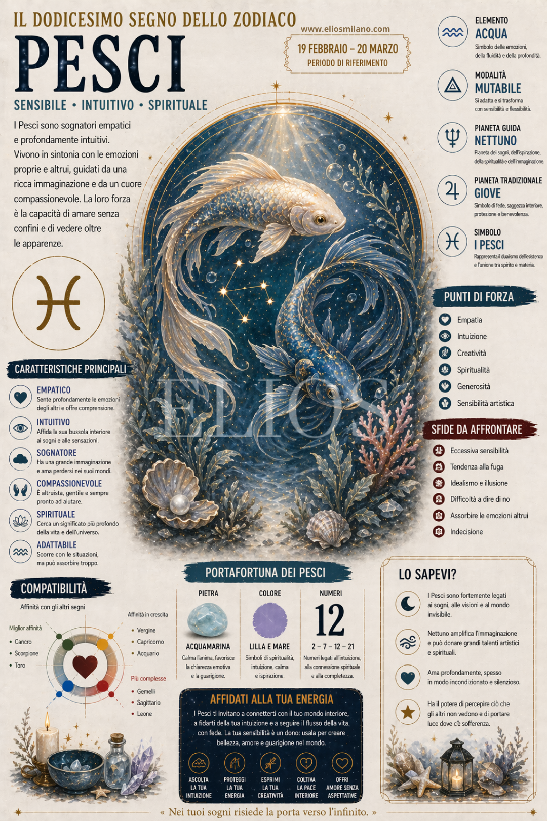 Pergamena Segno Zodiacale